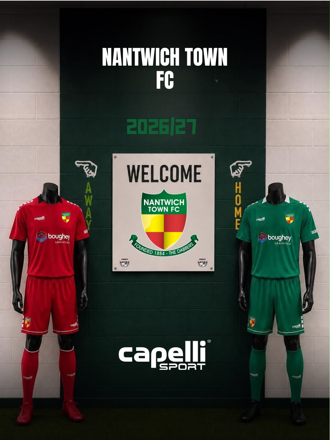 Dabbers 26/27 kits launched, on sale now! - Nantwich Town